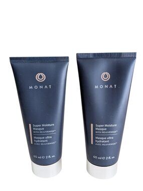 Monat Super Moisture Masque With Rejuveniqe 2 oz New Sealed Lot of 2